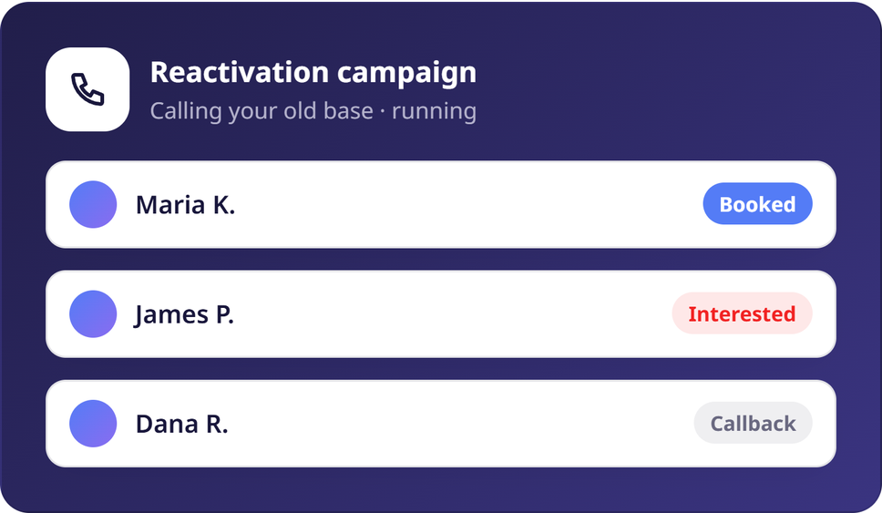 Reactivate your old base